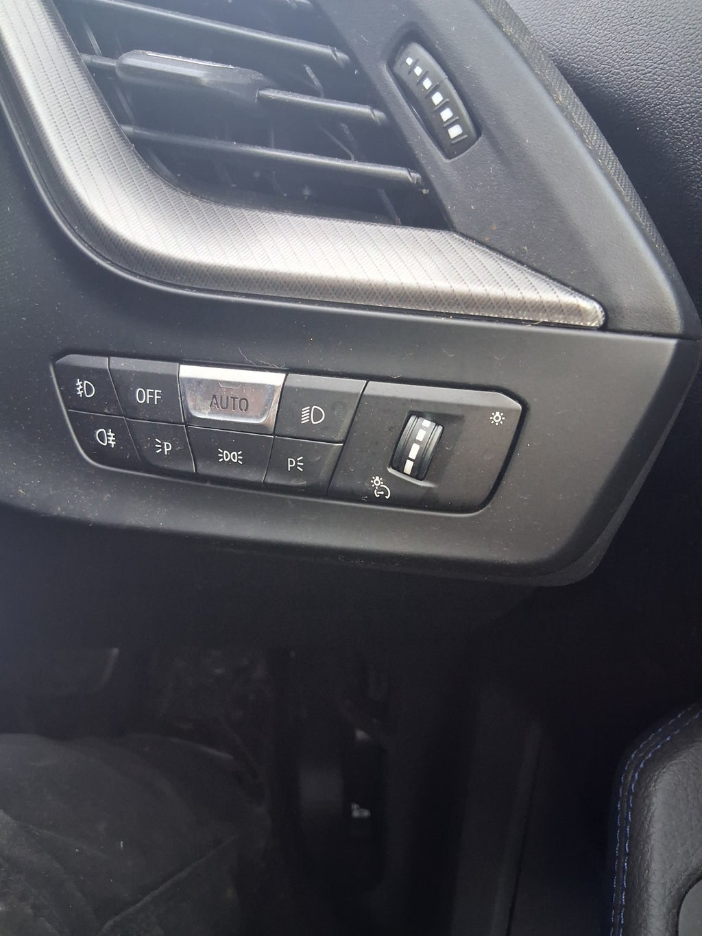 2024 BMW 2 SERIES F44 COUPE M SPORT HEADLIGHT ADJUSTER CONTROL SWITCH PANEL