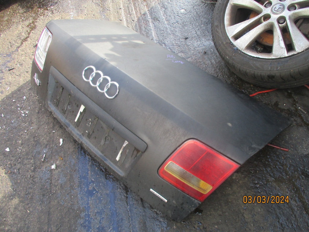 AUDI A8 D3 4E 2008 SALOON REAR COMPLETE TAILGATE BOOTLID MATT BLACK