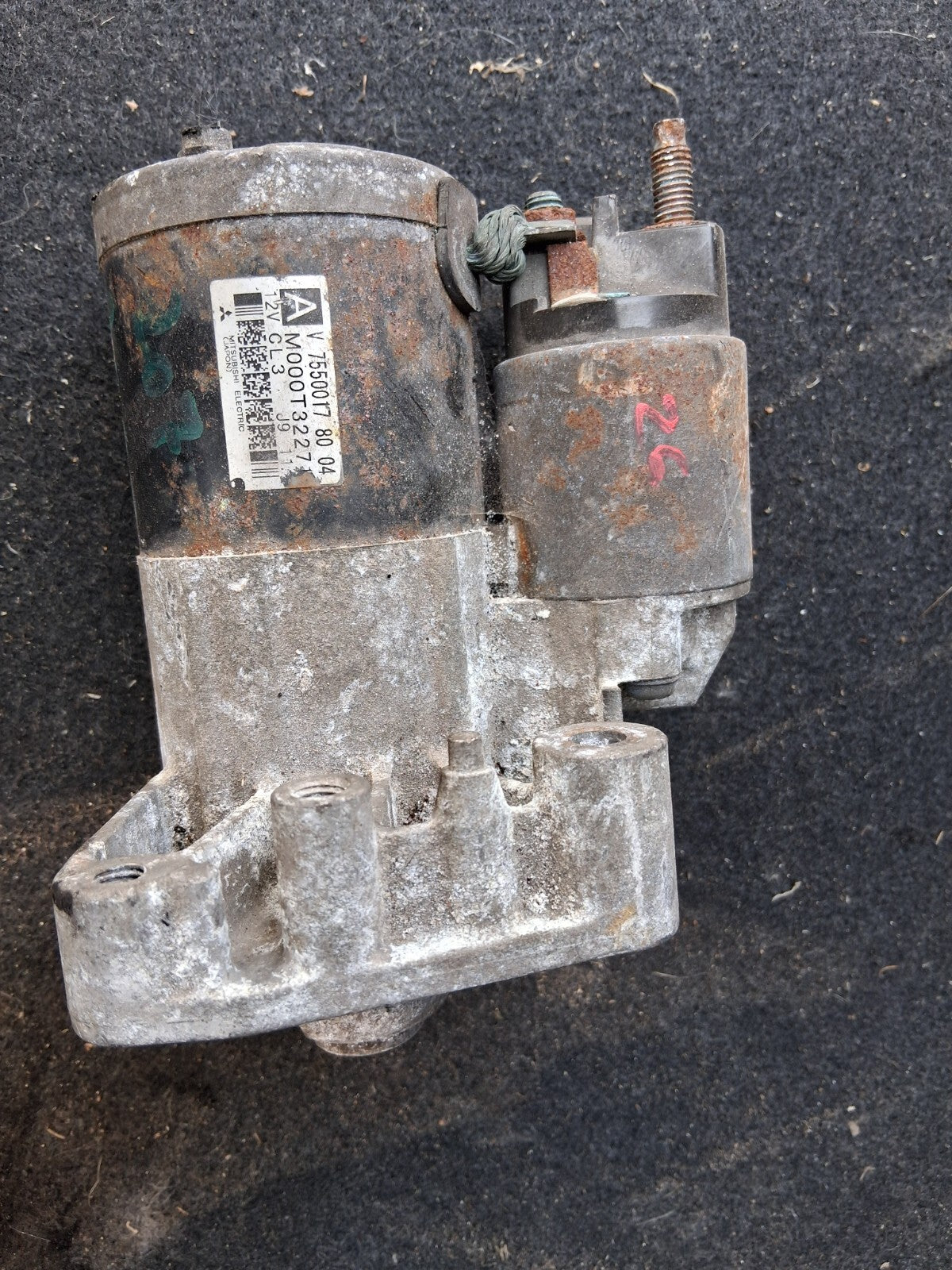 2007 PEUGEOT 207 1.4 PETROL STARTER MOTOR 755001780