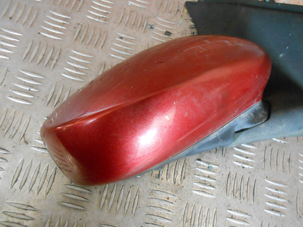 FIAT STILO 192 2004 OS DRIVER SIDE ELECTRIC ADJUST DOOR WING MIRROR RED