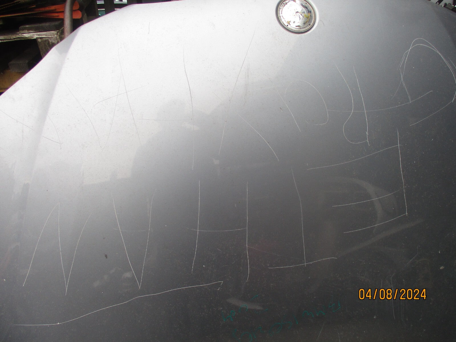 BMW 1 SERIES 2004 E82 FRONT BONNET HOOD SILVER