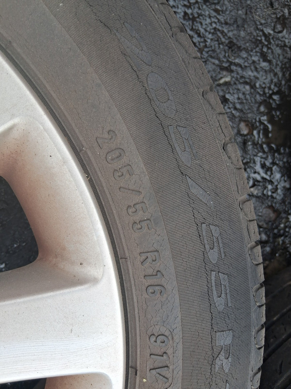 2005 HONDA CIVIC MK7 16 INCH ALLOY WHEEL WITH TYRE 205/55R16