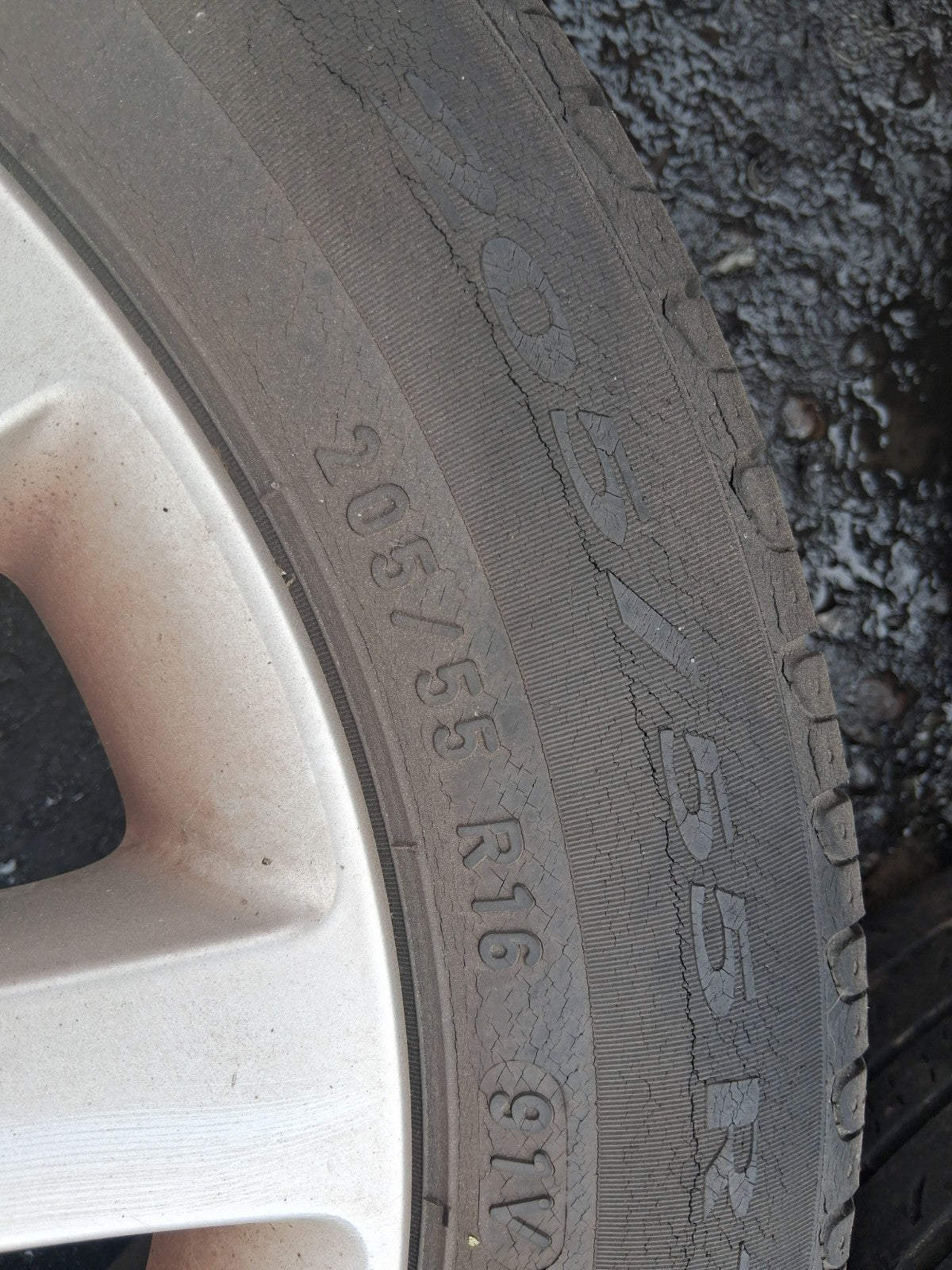 2005 HONDA CIVIC MK7 16 INCH ALLOY WHEEL WITH TYRE 205/55R16