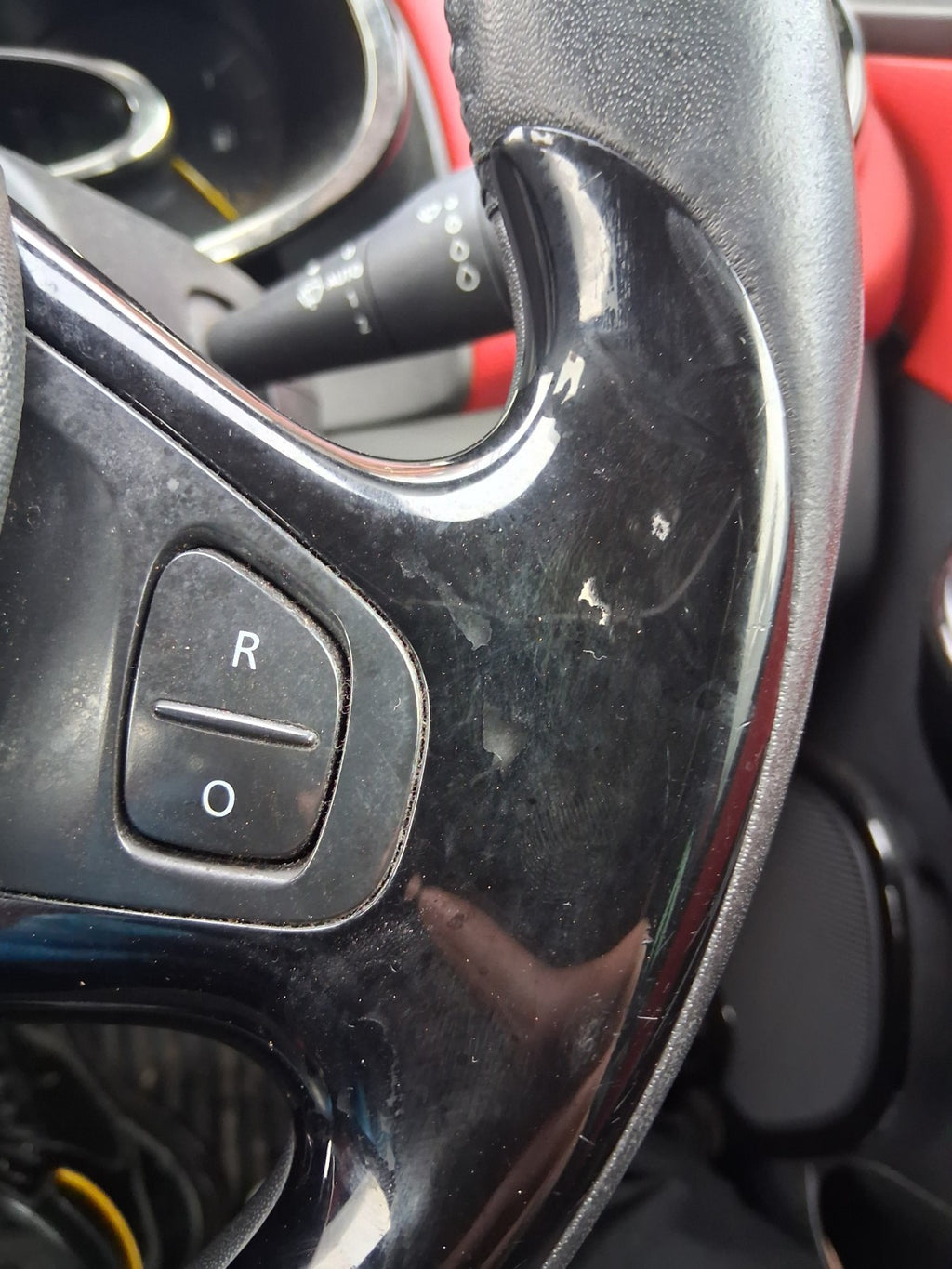 2013 RENAULT CLIO X98 MK4 MULTIFUNCTION STEERING WHEEL WITHOUT AIRBAG BLACK