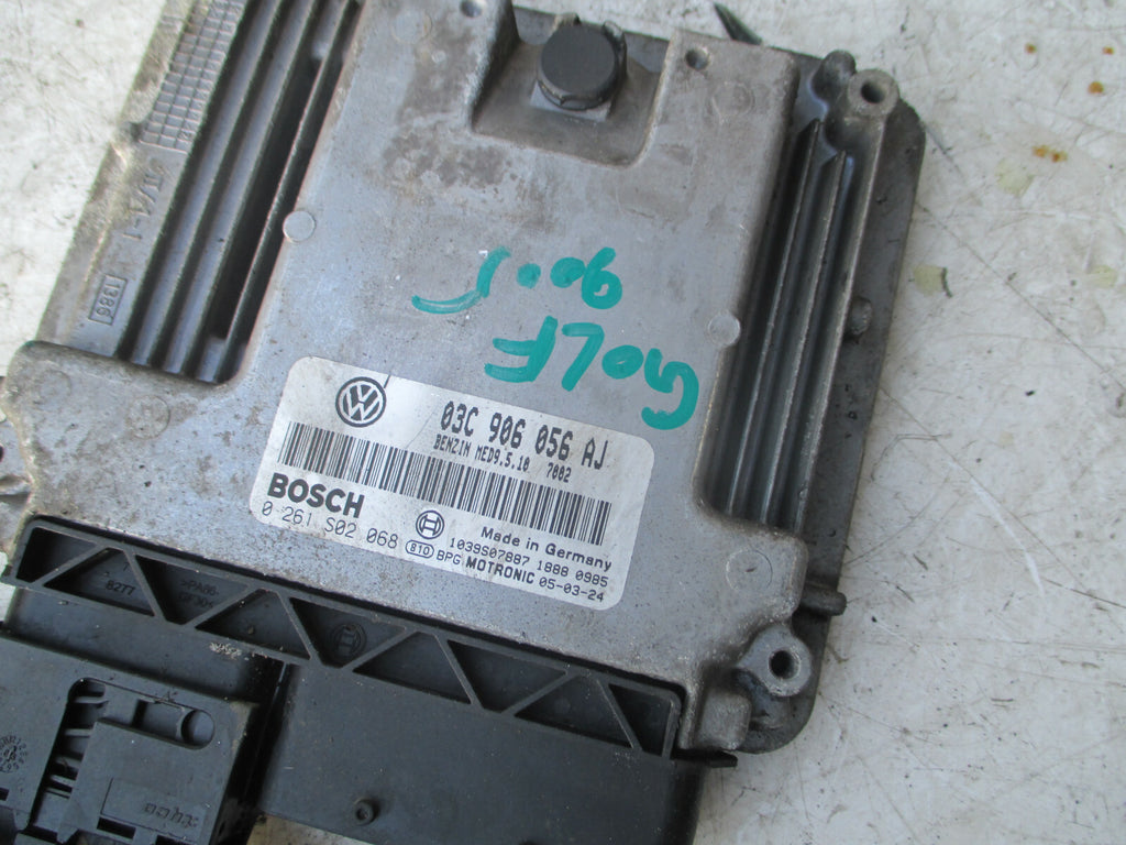 VOLKSWAGEN VW GOLF MK5 2005 1.4 PETROL ECU ENGINE CONTROL MODULE UNI 03C906056AJ
