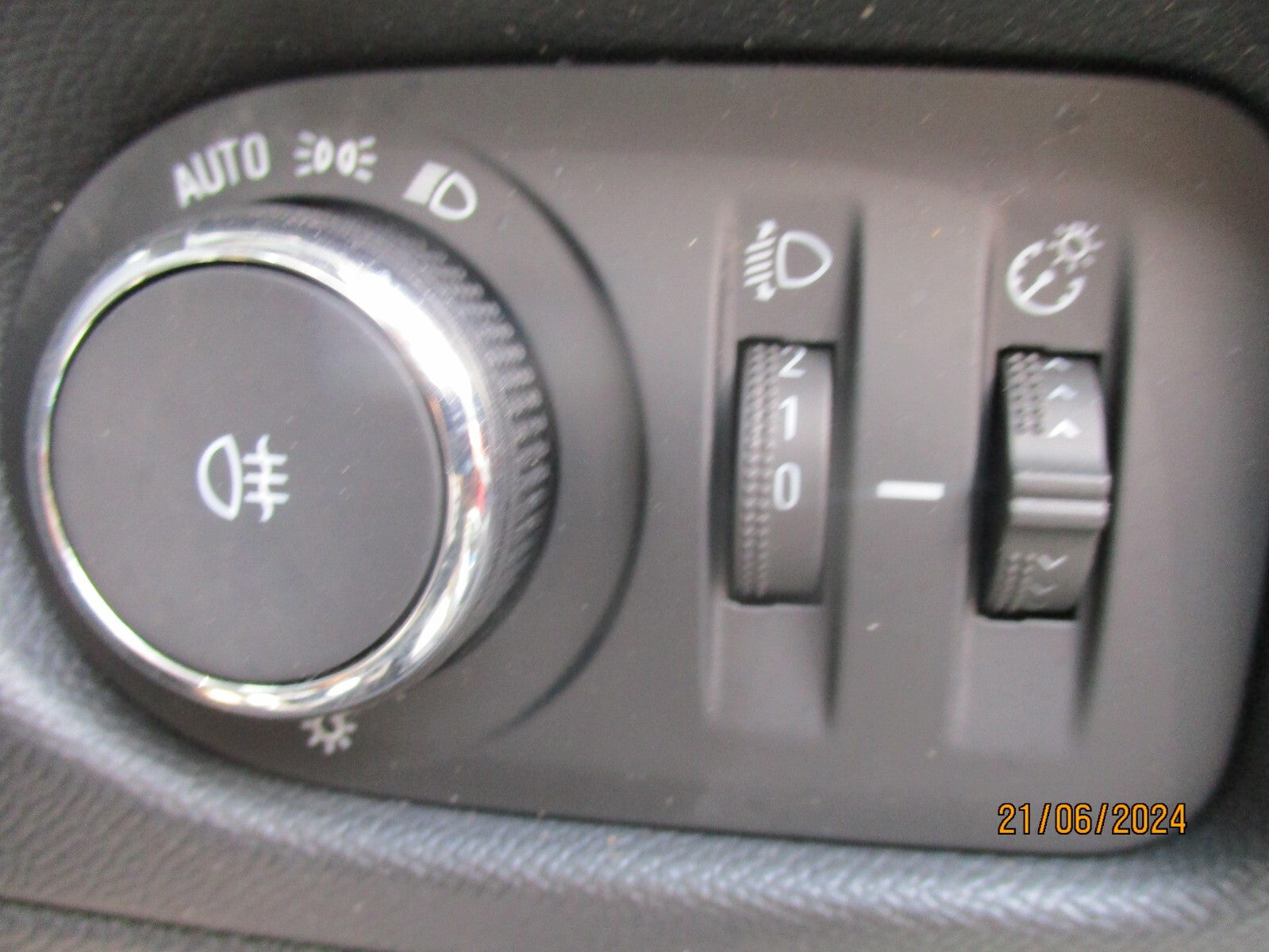 VAUXHALL MOKKA B MK2 2022 HEADLIGHT & FOG LIGHT CONTROL SWITCH