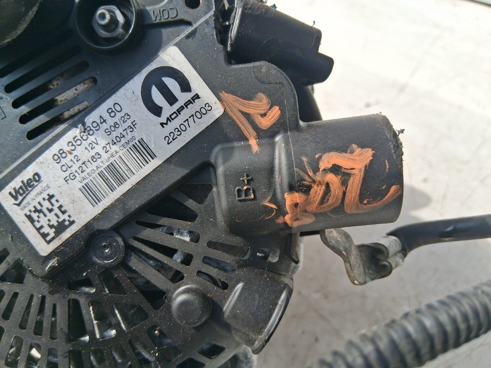 2021 PEUGEOT 208 1.2 PETROL ALTERNATOR 9835689480