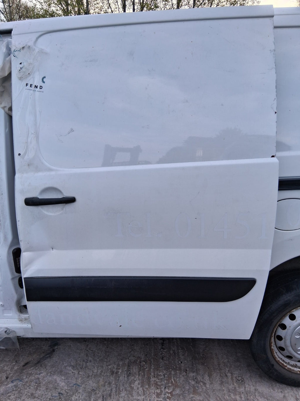 2016 CITROEN DISPATCH MK2 NS PASSENGER SIDE COMPLETE SLIDING DOOR WHITE