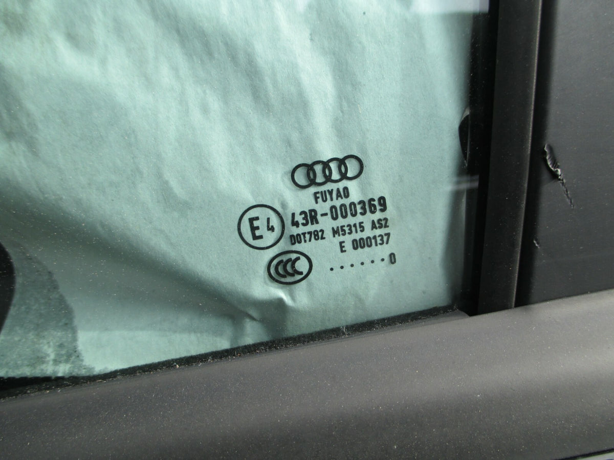 AUDI Q2 MK1 2020 NSR PASSENGER SIDE REAR MAIN WINDOW DOOR GLASS PANE 43R-000375