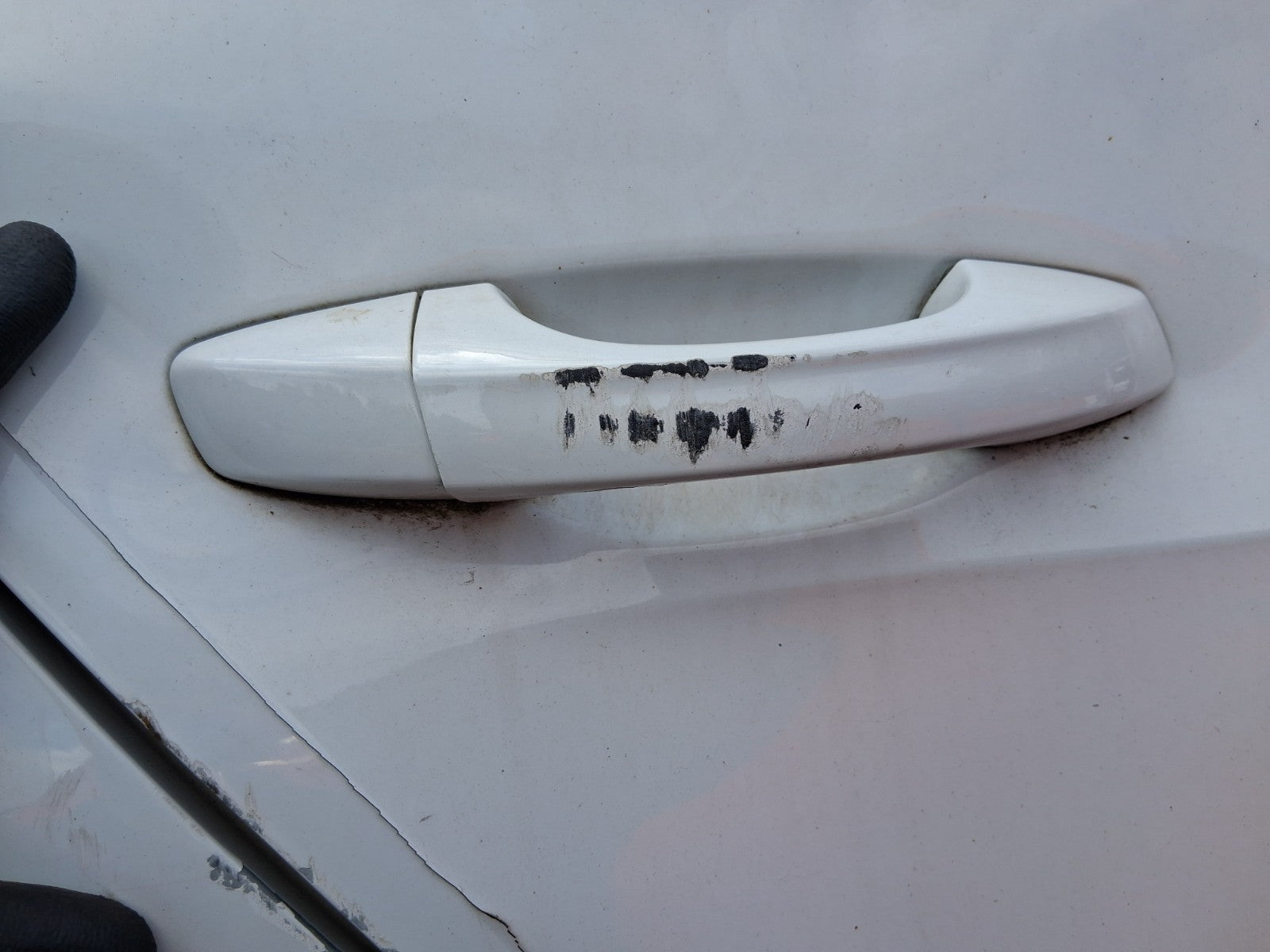 2016 VOLKSWAGEN GOLF MK7 OSR DRIVER SIDE REAR RIGHT EXTERIOR DOOR HANDLE