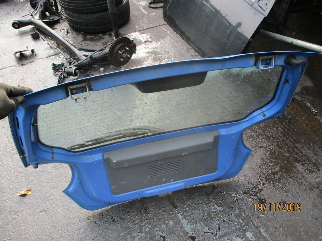 CHEVROLET MATIZ T200 MK1 2005 COMPLETE BOOT LID TAILGATE BLUE