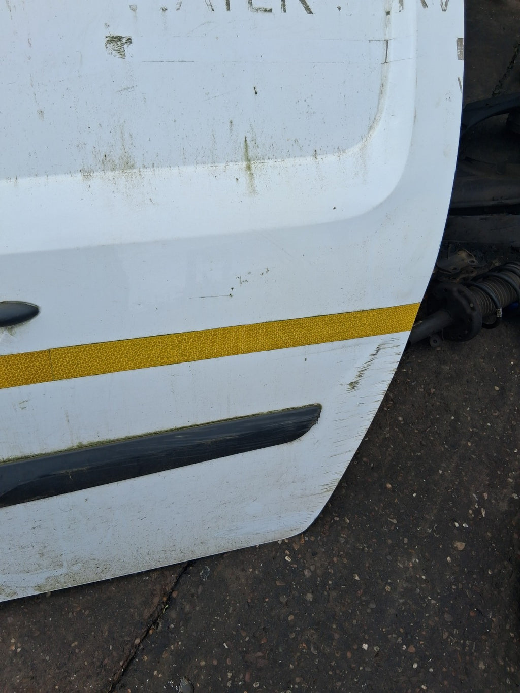 2018 MERCEDES-BENZ CITAN W415 NS PASSENGER SIDE SLIDING COMPLETE DOOR WHITE