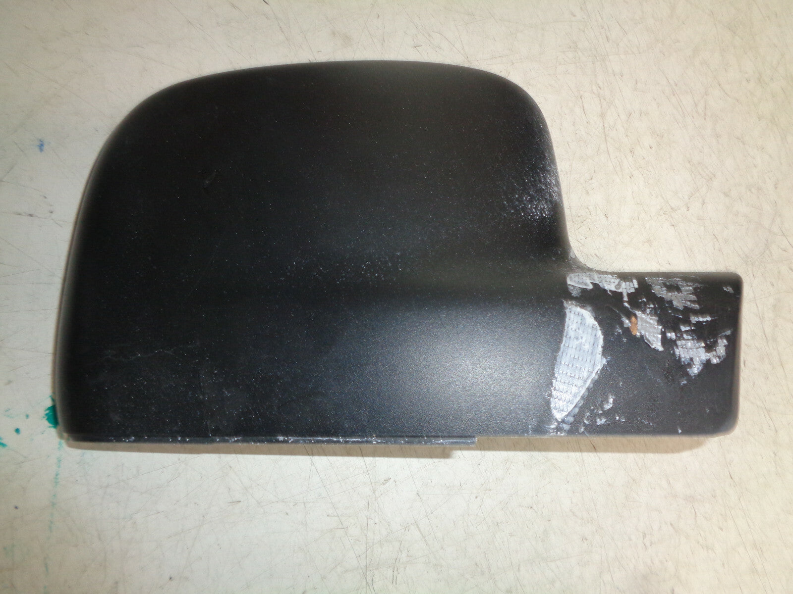 VW VOLKSWAGEN CADDY 2016 OS DRIVER SIDE WING MIRROR COVER 7E2857528 DAMAGED