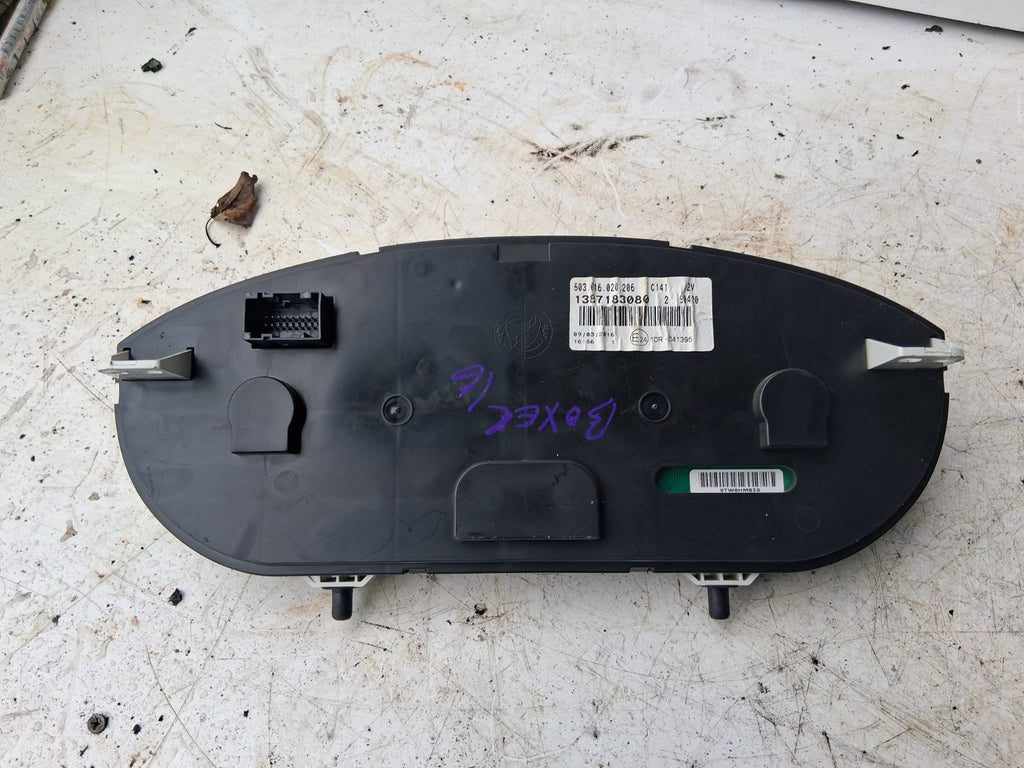 2016 PEUGEOT BOXER MK3 SPEEDO SPEEDOMETER INSTRUMENT CLUSTER 1387183080