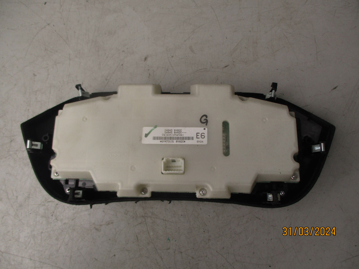 2013 NISSAN JUKE 1.5 DIESEL HEATER CONTROL SWITCH PANEL 24845BV82C