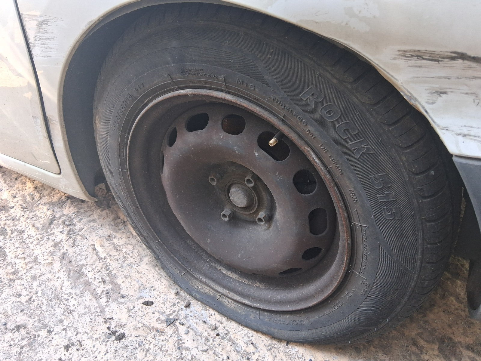 2015 PEUGEOT PARTNER MK2 15 INCH STEEL WHEEL WITH TYRE 195/65R15