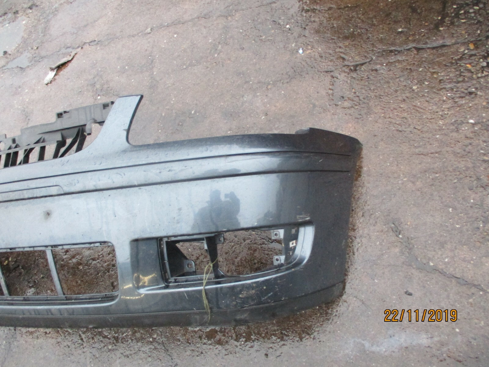 VW VOLKSWAGEN POLO MK3 9N2 FACELIFT FRONT BUMPER GREY