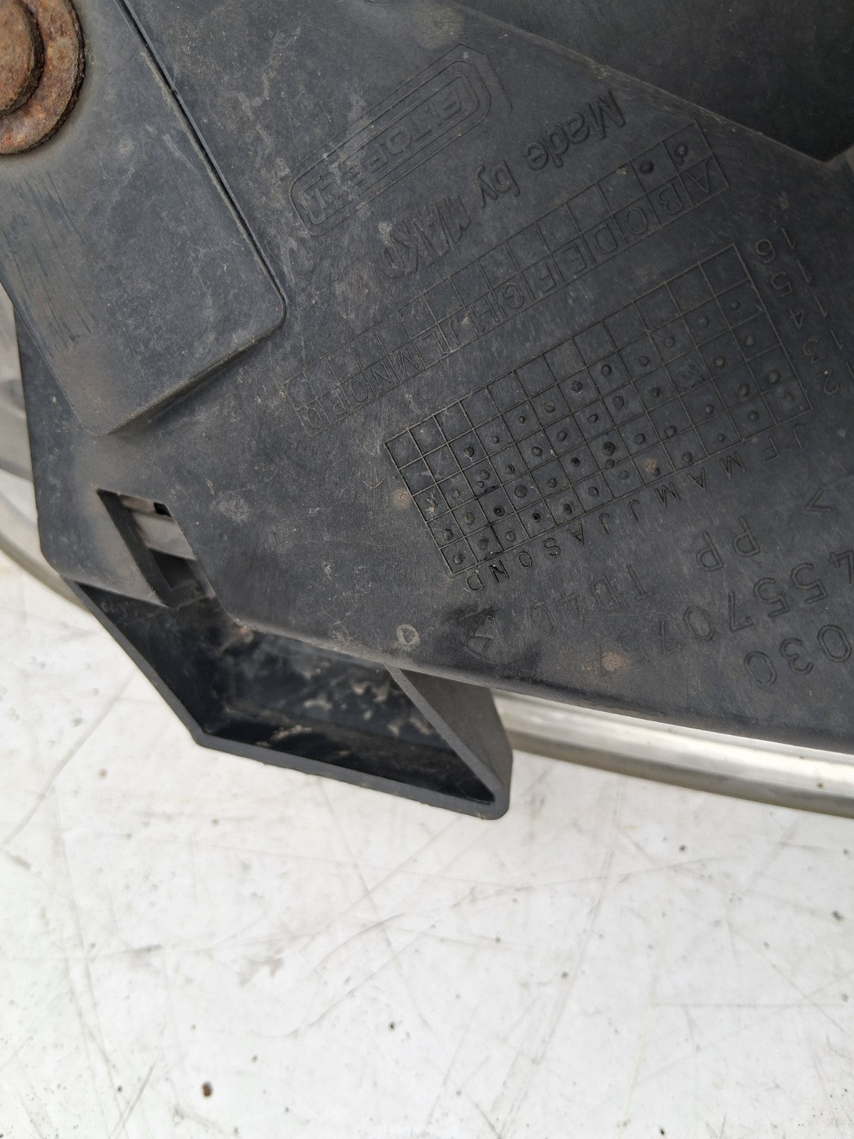 2016 FIAT FIORINO NSF PASSENGER SIDE FRONT LEFT HEADLIGHT 1356687080