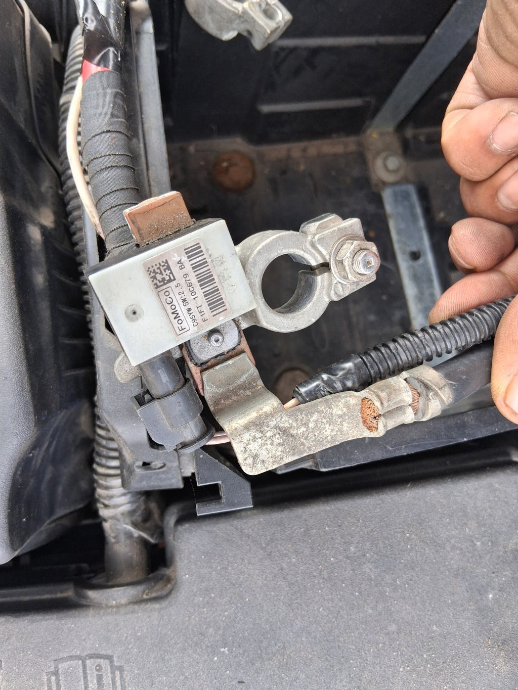 2015 FORD FOCUS MK3 NEGATIVE BATTERU CABEL TERMINAL F1FT10C679BA