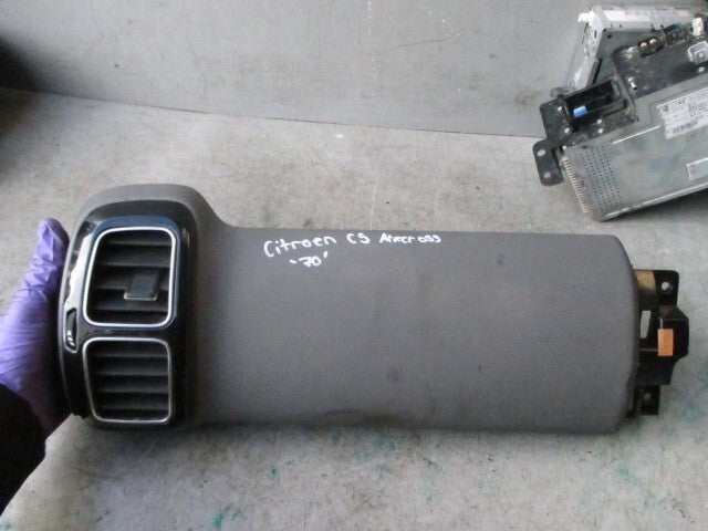 2020 CITROEN C5 AIRCROSS NSF PASSENGER SIDE DASH TRIM & AIR VENT 9822837277