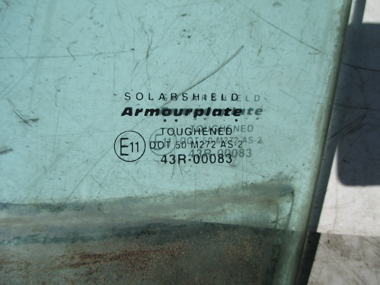 RENAULT SCENIC MK2 2008 NSF PASSENGER SIDE FRONT WINDOW GLASS PANE 43R-00049
