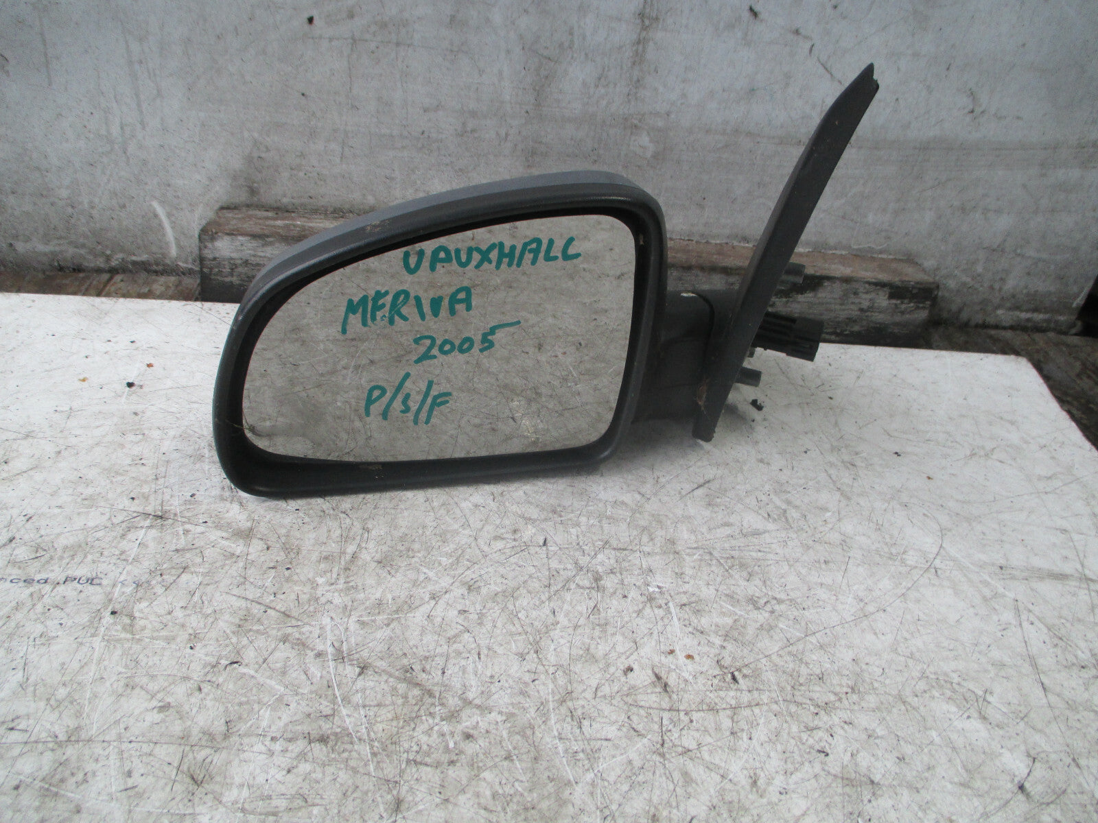 VAUXHALL MERIVA A 2005 NSF PASSENGER SIDE FRONT ELECTRIC WING MIRROR