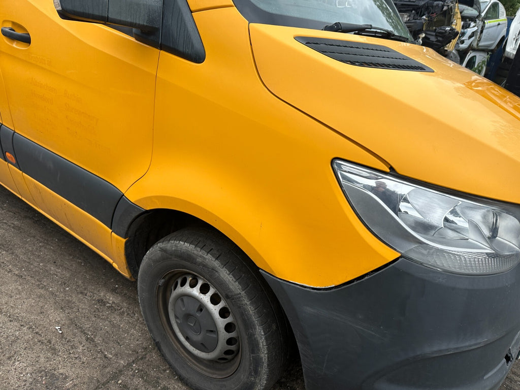 2019 MERCEDES SPRINTER W907 OSF DRIVER SIDE FRONT WING PANEL ORANGE