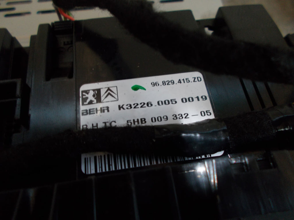 CITROEN C5 2009 CLIMATE CONTROL SONY STEREO & TRIM BLACK 78858107