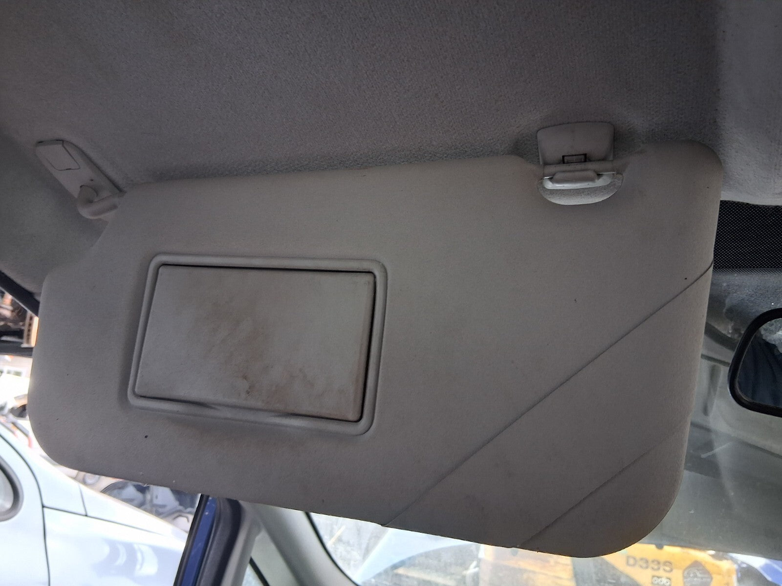 2010 FORD FIESTA MK7 NSF PASSENGER SIDE FRONT LEFT SUN VISOR SHADE
