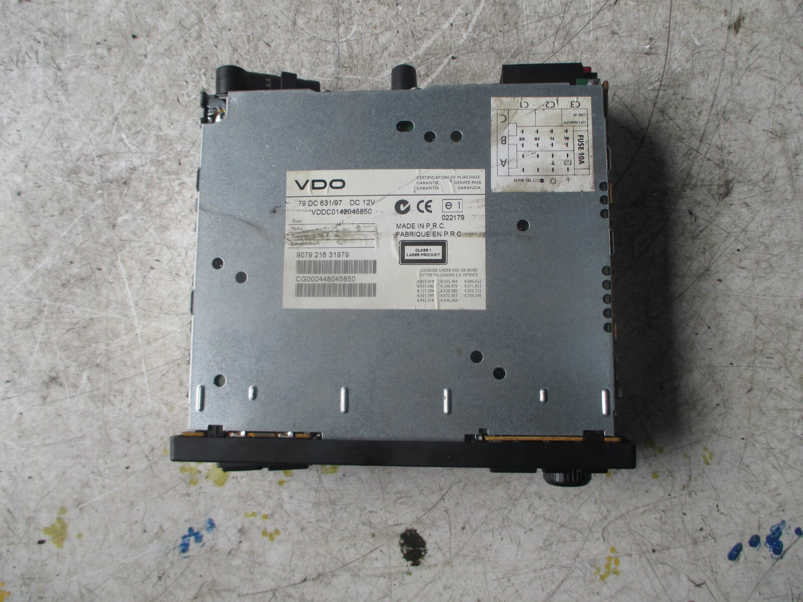 HYUNDAI GETZ 2006 RADIO CD MP3 PLAYER HEAD UNIT VDDC0142045850