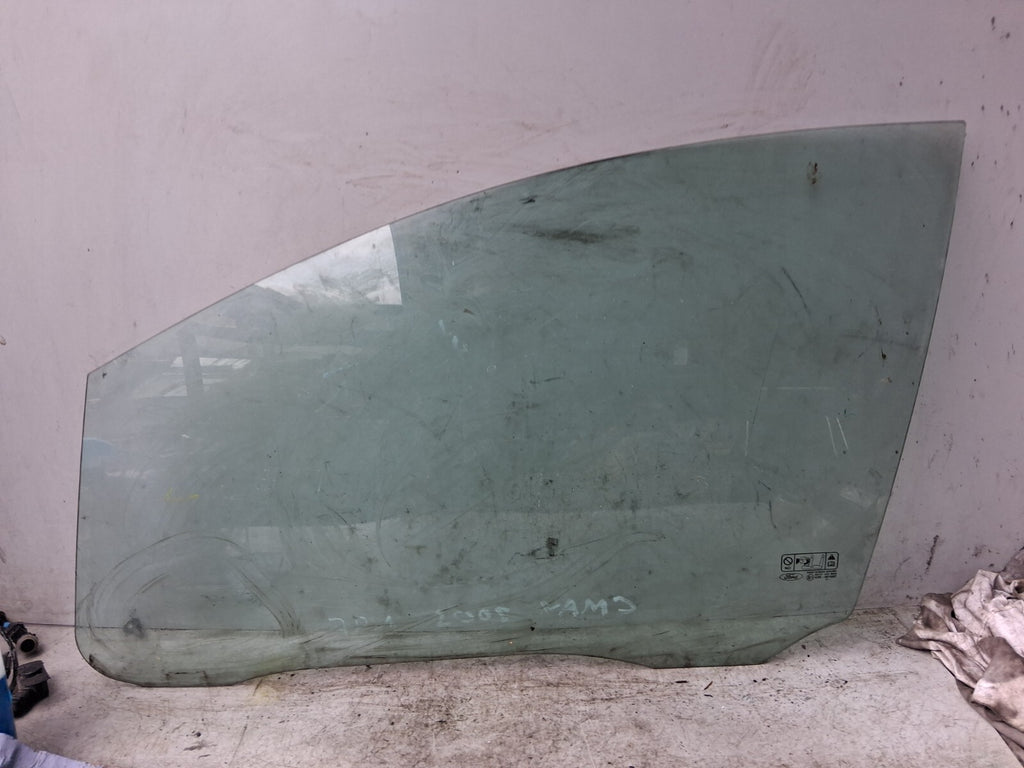 FORD FOCUS CMAX 2005 NSF PASSENGER SIDE FRONT LEFT WINDOW GLASS 43R001057