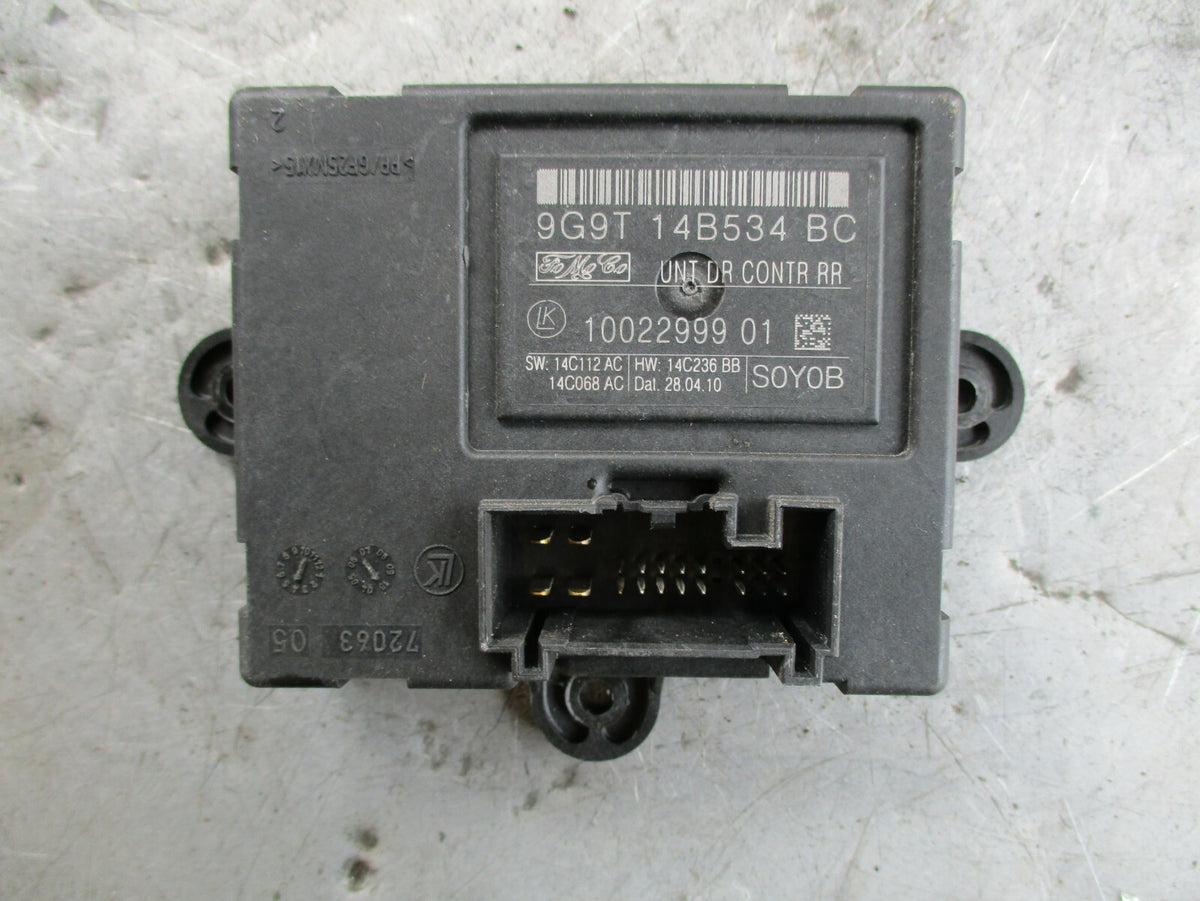 FORD MONDEO MK4 NSF PASSENGER SIDE FRONT DOOR CONTROL MODULE 9G9T14B534BC