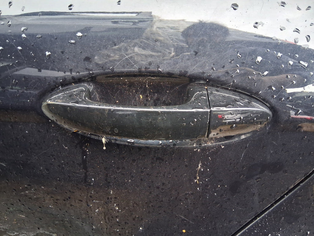 2014 FORD FIESTA MK7 NSR PASSENGER SIDE REAR COMPLETE DOOR PANTHER BLACK DC