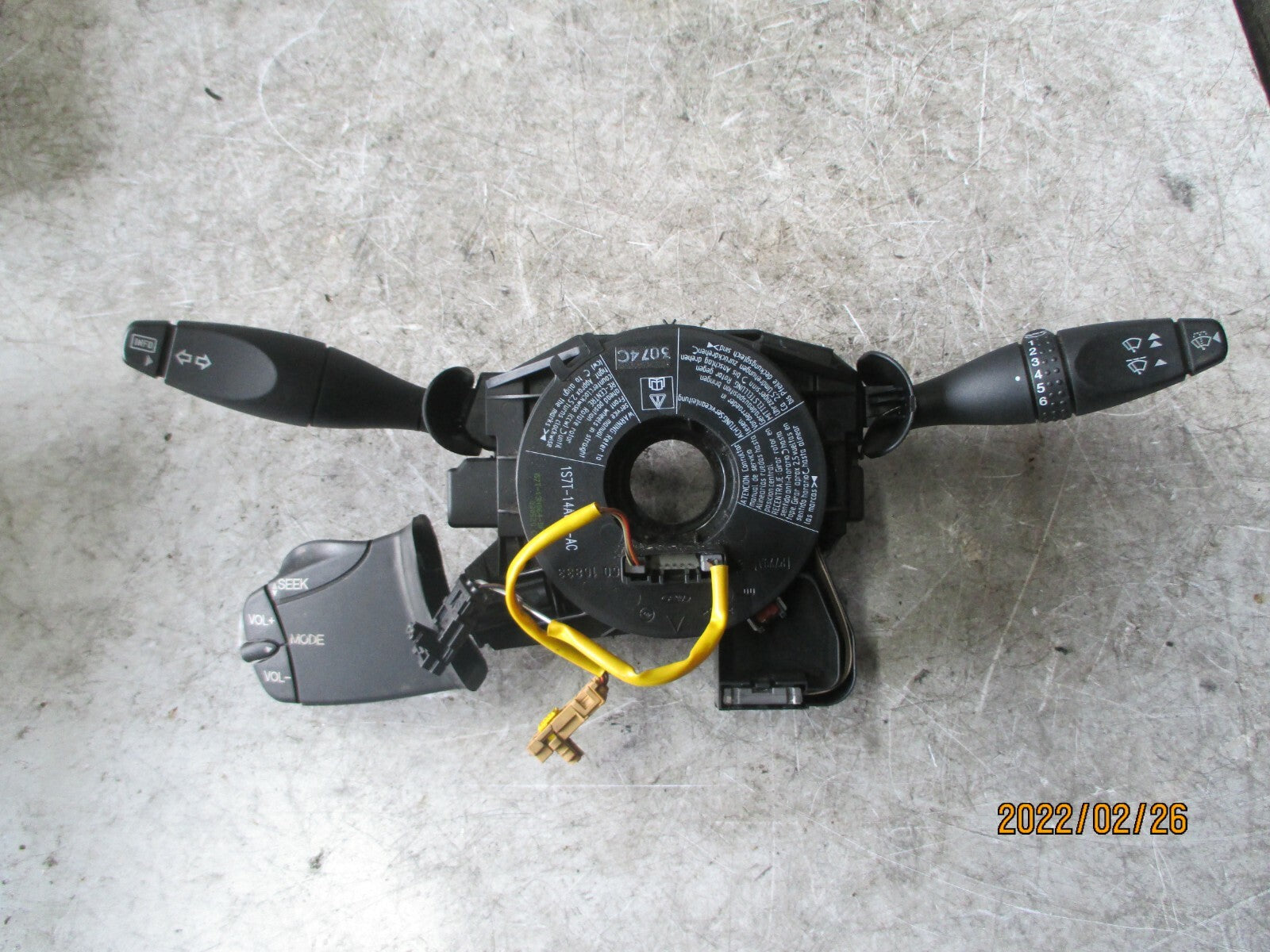 FORD MONDEO 2003 MK2 INDICATOR WIPER SWITCH STALKS