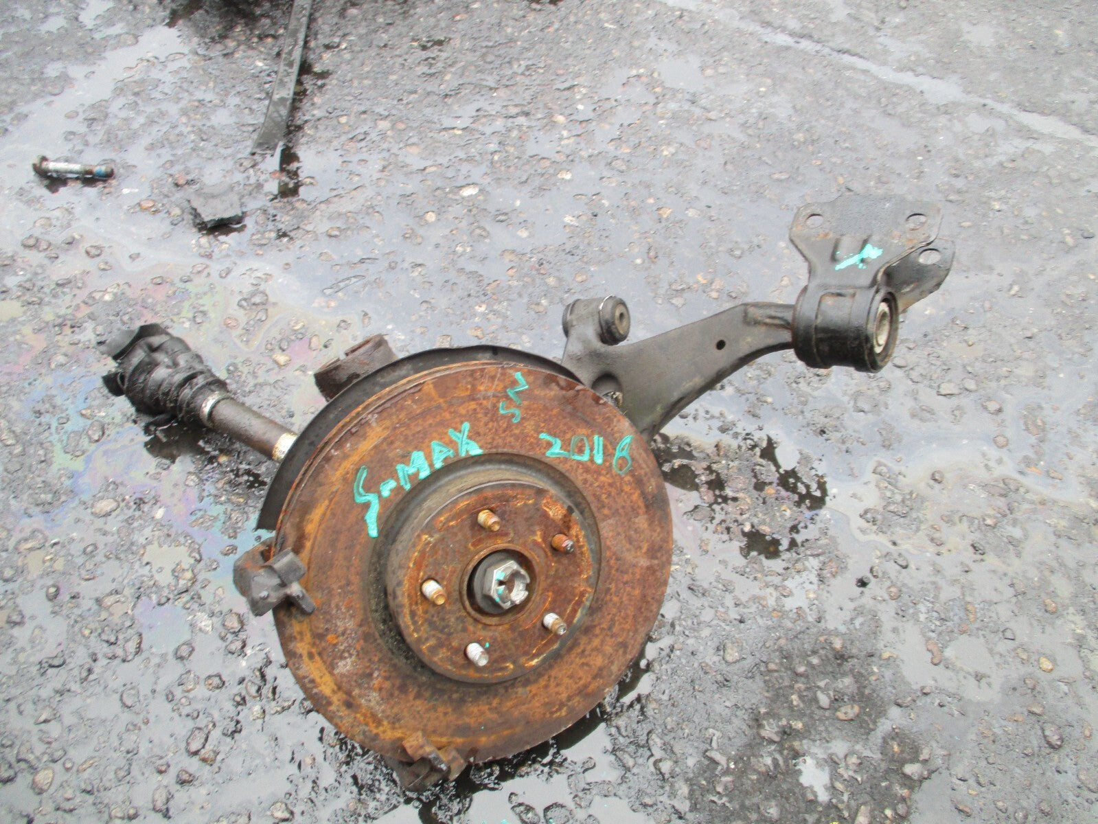 FORD S MAX MK2 2018 1.5 PETROL NS PASSENGER SIDE FRONT WHEEL BEARING HUB