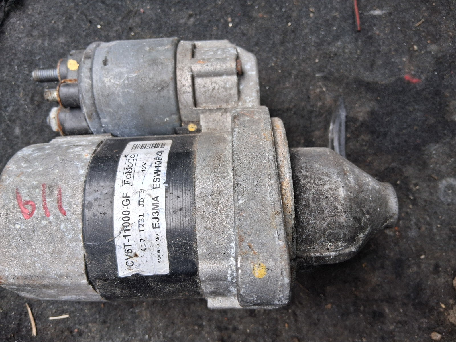 FORD FOCUS MK3 2018 1.0 PETROL STARTER MOTOR CV6T11000GF