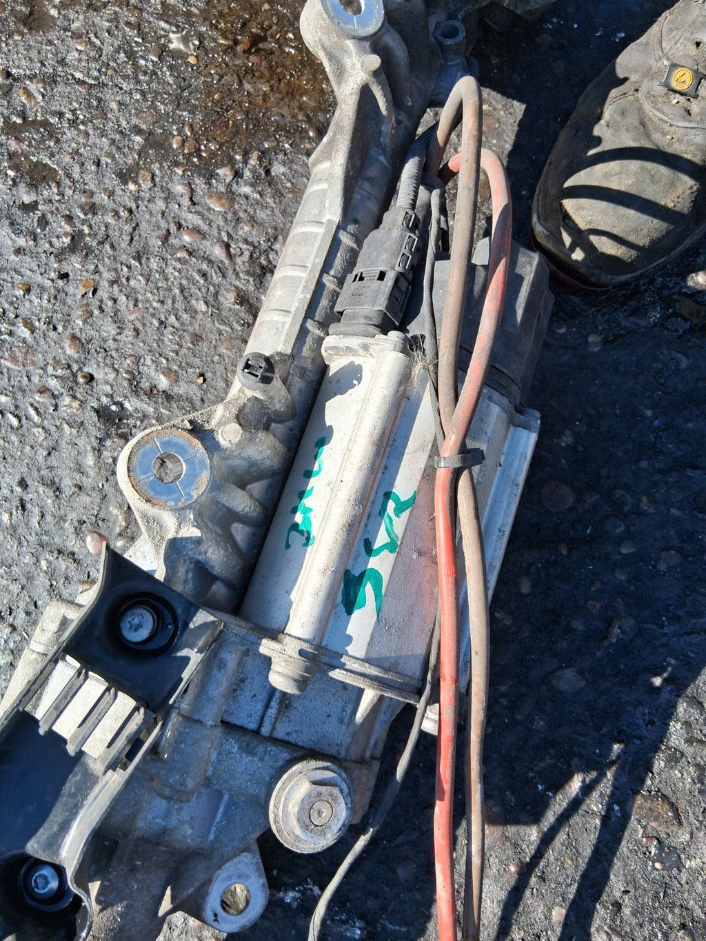 2010 BMW 5 SERIES F10 POWER STEERING RACK