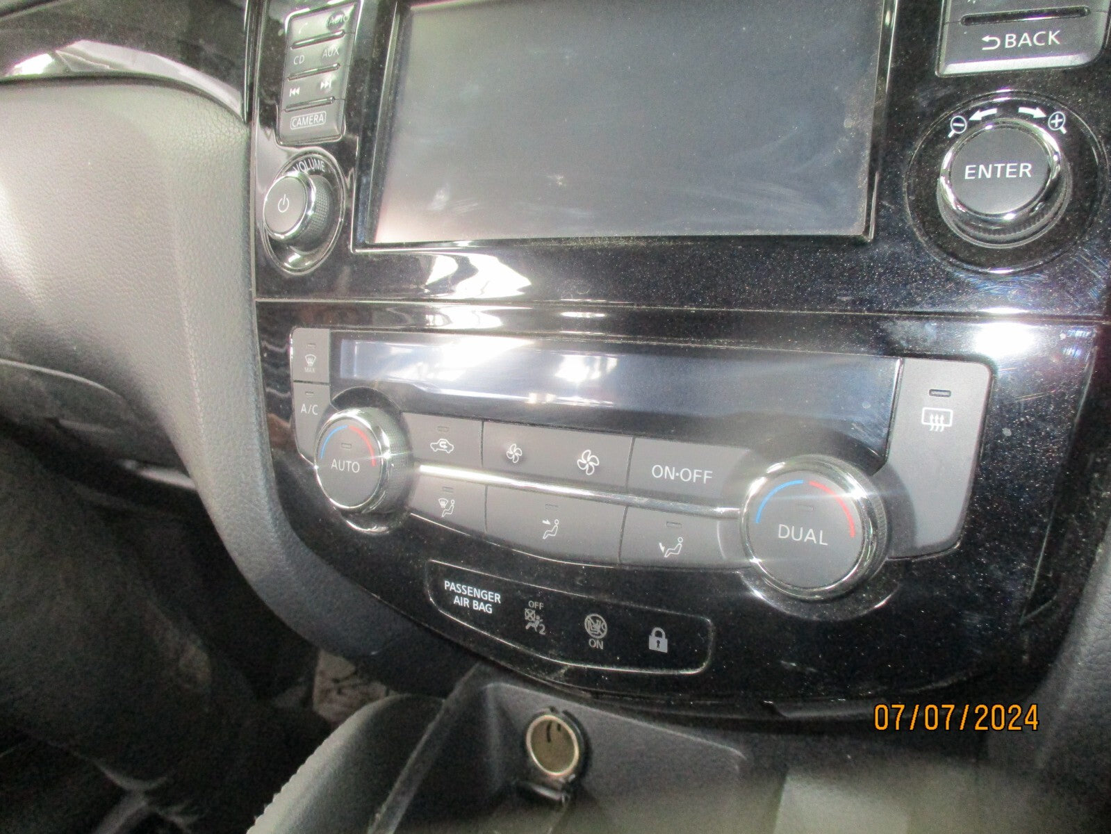 NISSAN QASHQAI J11 2014 HEATER AC CLIMATE CONTROL SWITCH PANEL