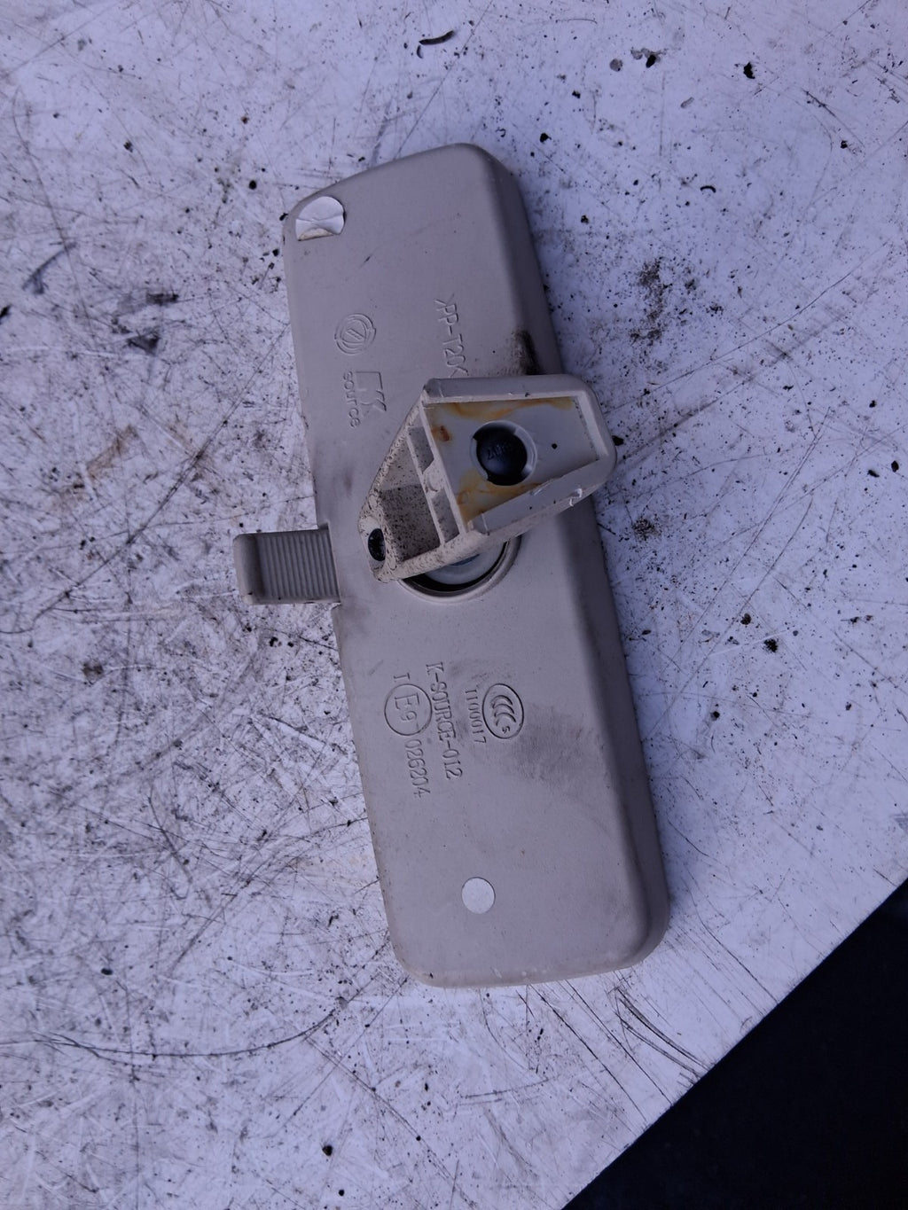 2015 FIAT 500 LOUNGE INTERIOR REAR VIEW MIRROR