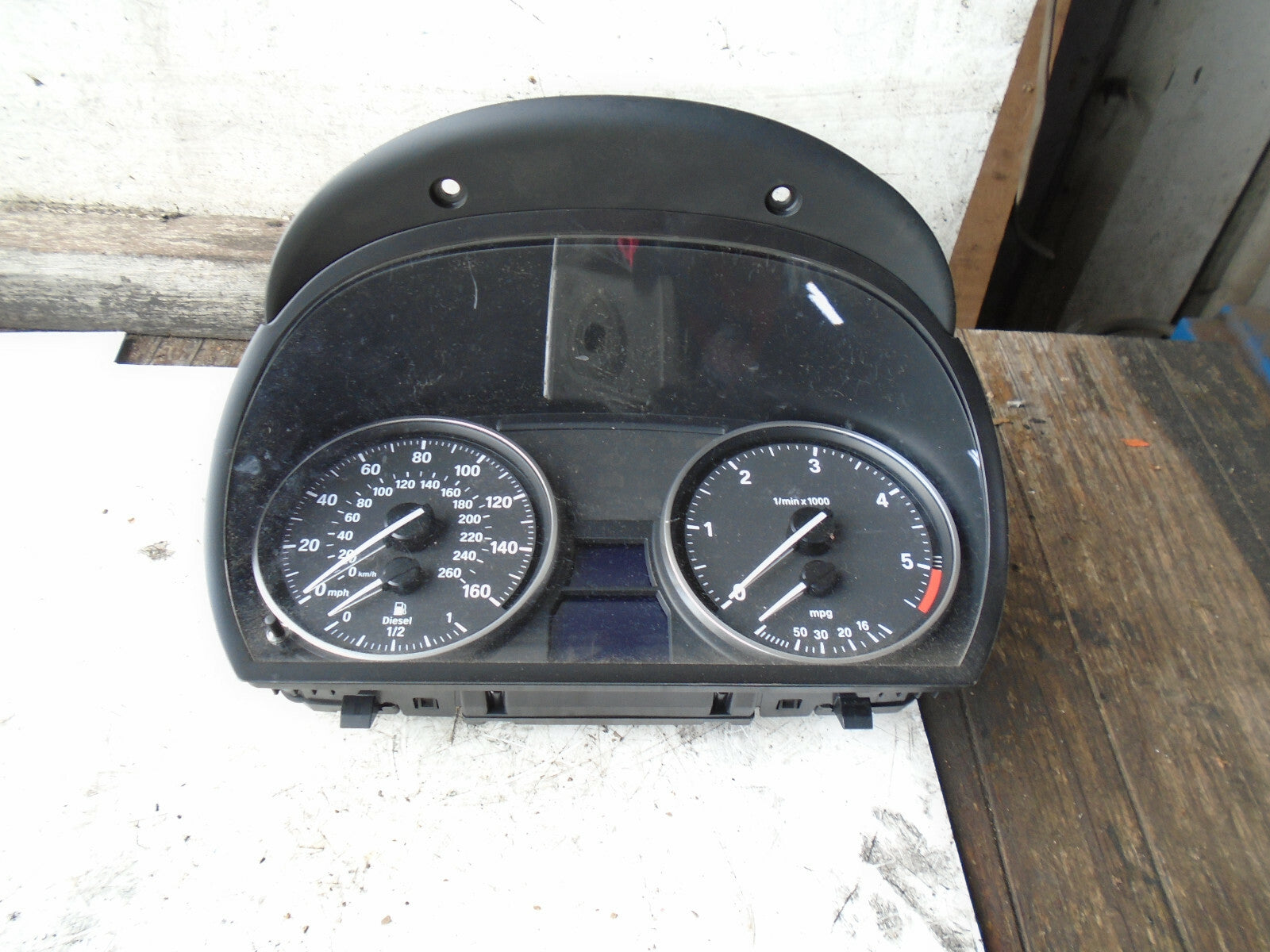BMW 3 SERIES 2008 E90 SPEEDOMETER INSTRUMENT CLUSTER 9166863