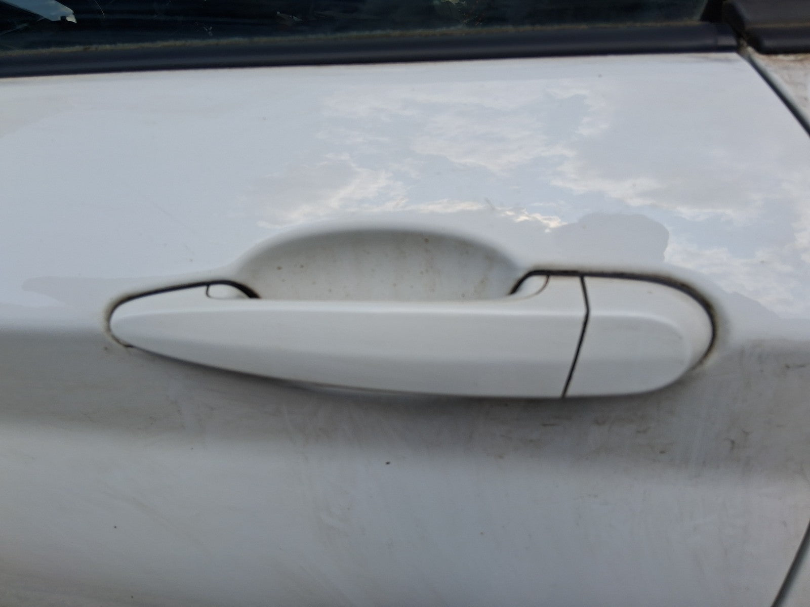 2014 BMW 1 SERIES F20 3 DOOR NSF PASSENGER SIDE FRONT LEFT DOOR HANDLE