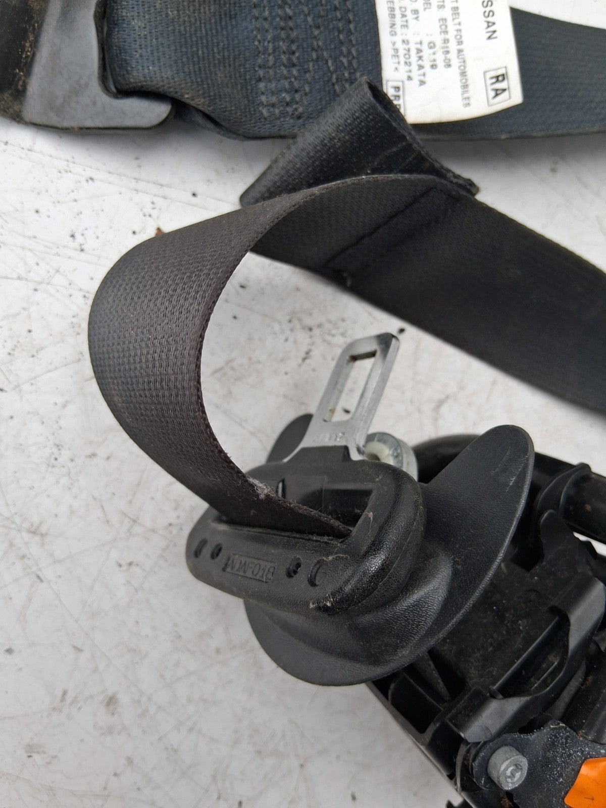 NISSAN QASHQAI MK2 2014 OSF OFF DRIVER RIGHT FRONT SEAT BELT 0589P1000220