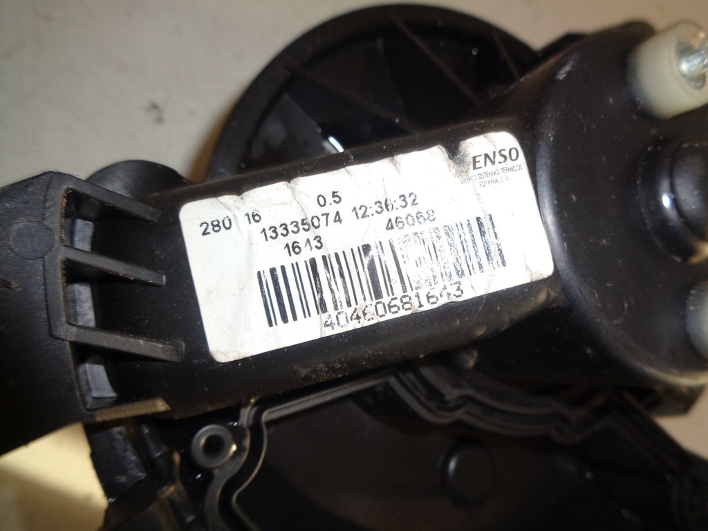 VAUXHALL CORSA E 2014-2018 1.2 PETROL HEATER FAN BLOWER MOTOR 13335074