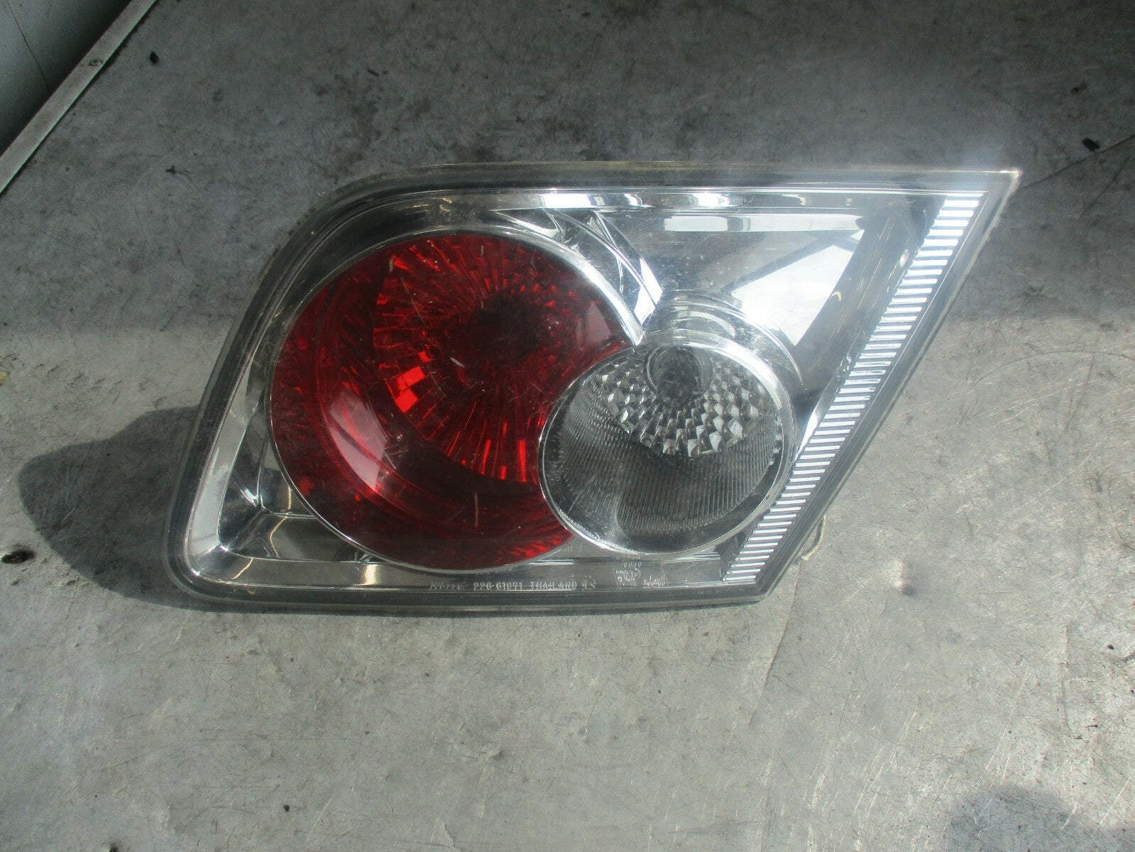 MAZDA 6 2006 OSR DRIVER SIDE INNER REAR LIGHT TAIL LIGHT