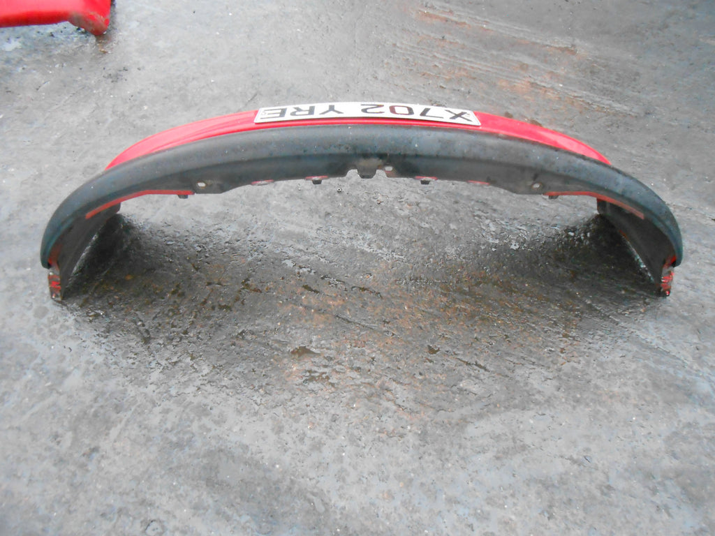 PEUGEOT 206 2002 PRE FACELIFT COMPLETE FRONT PLASTIC BUMPER RED