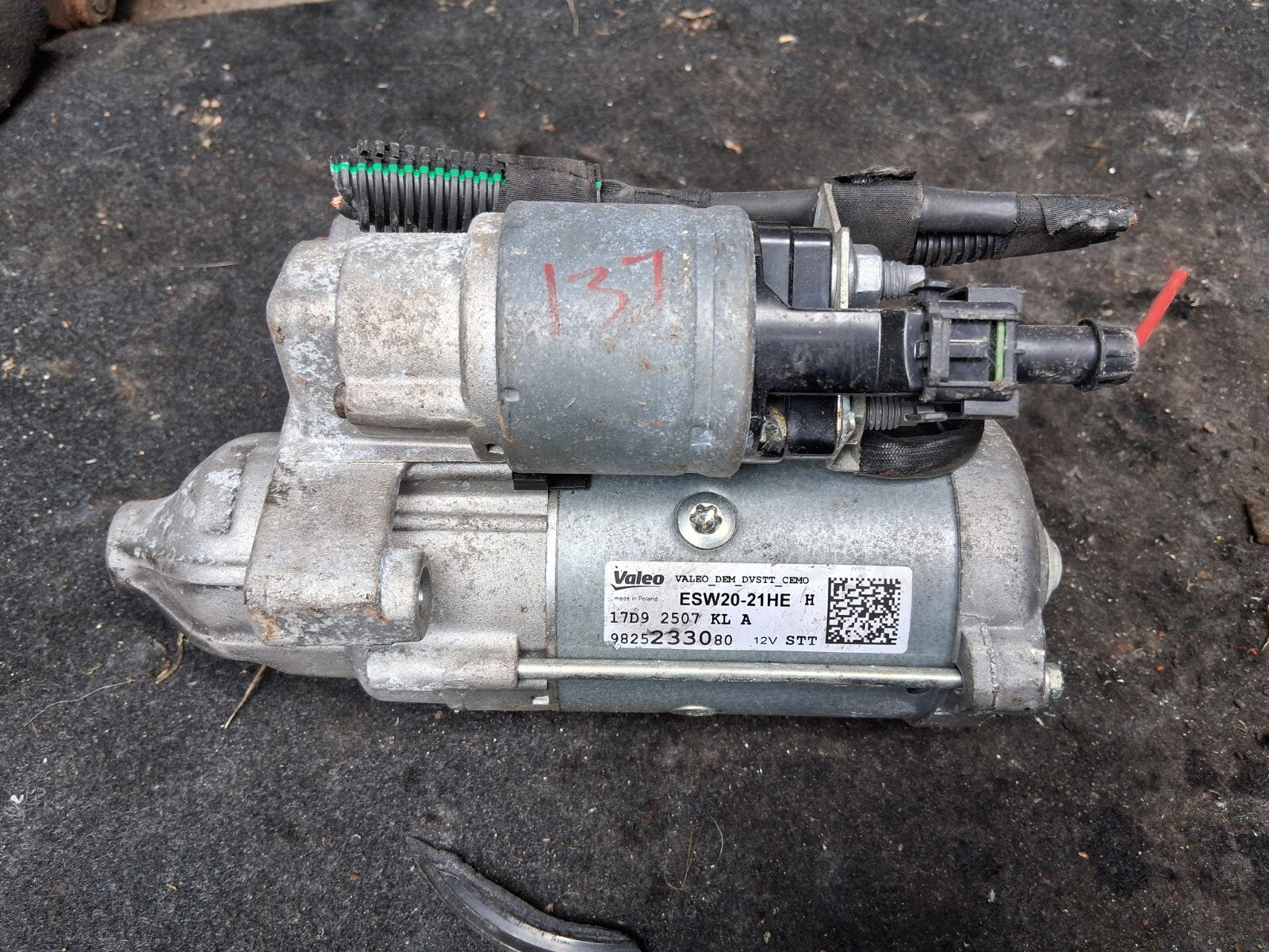 2019 CITROEN C4 CACTUS 1.5 DIESEL STARTER MOTOR 9825233080