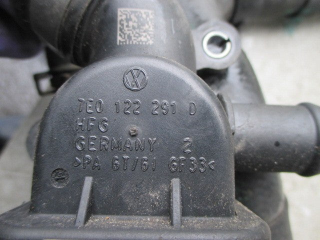 2021 VW CRAFTER MK2 2.0 DIESEL ENGINE COOLANT PIPES WITH CHECK VALVE 7E0122291