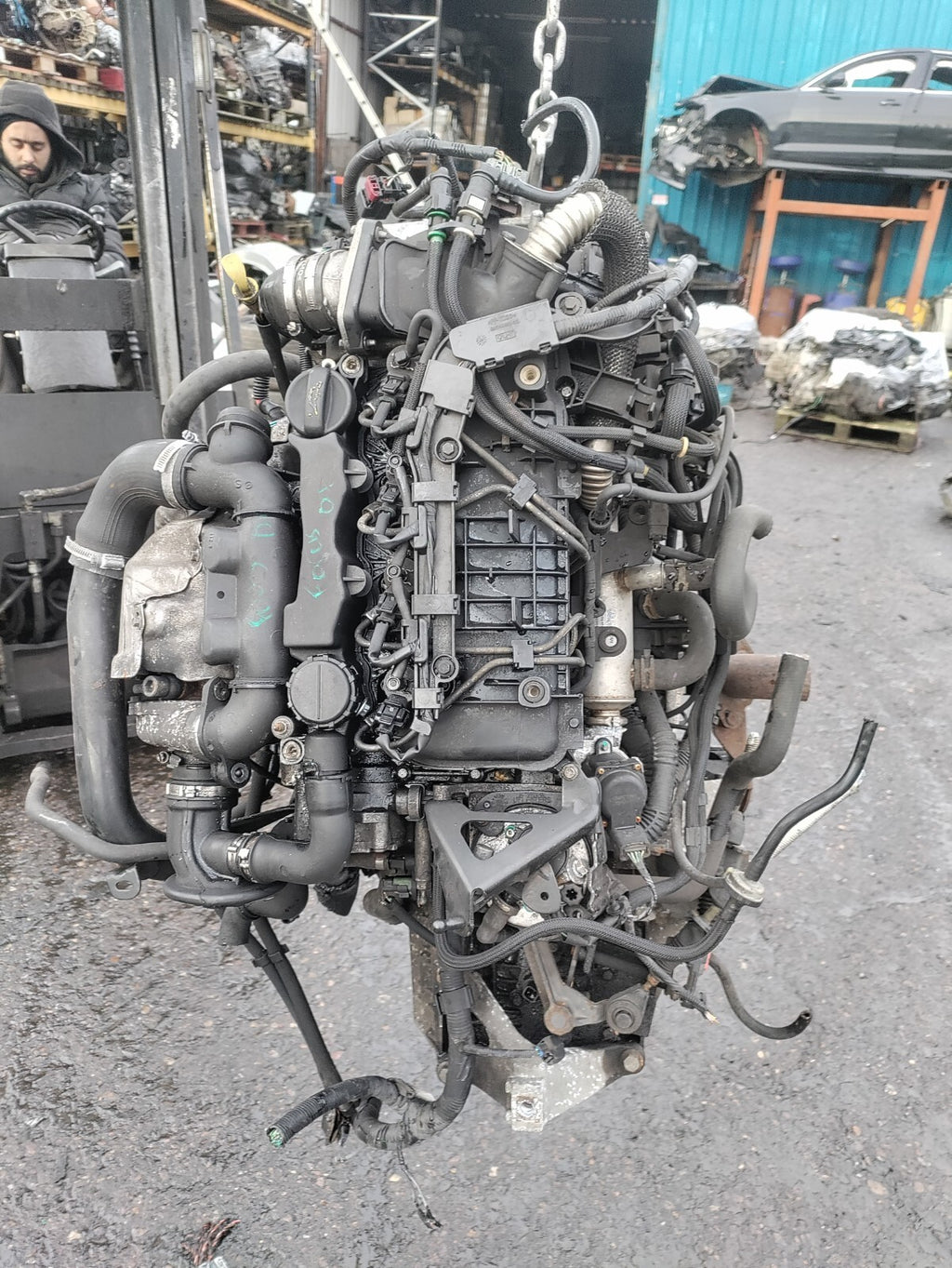 2007 FORD FOCUS MK2 1.6 DIESEL ENGINE COMPLETE 169K MILEAGE G8DB