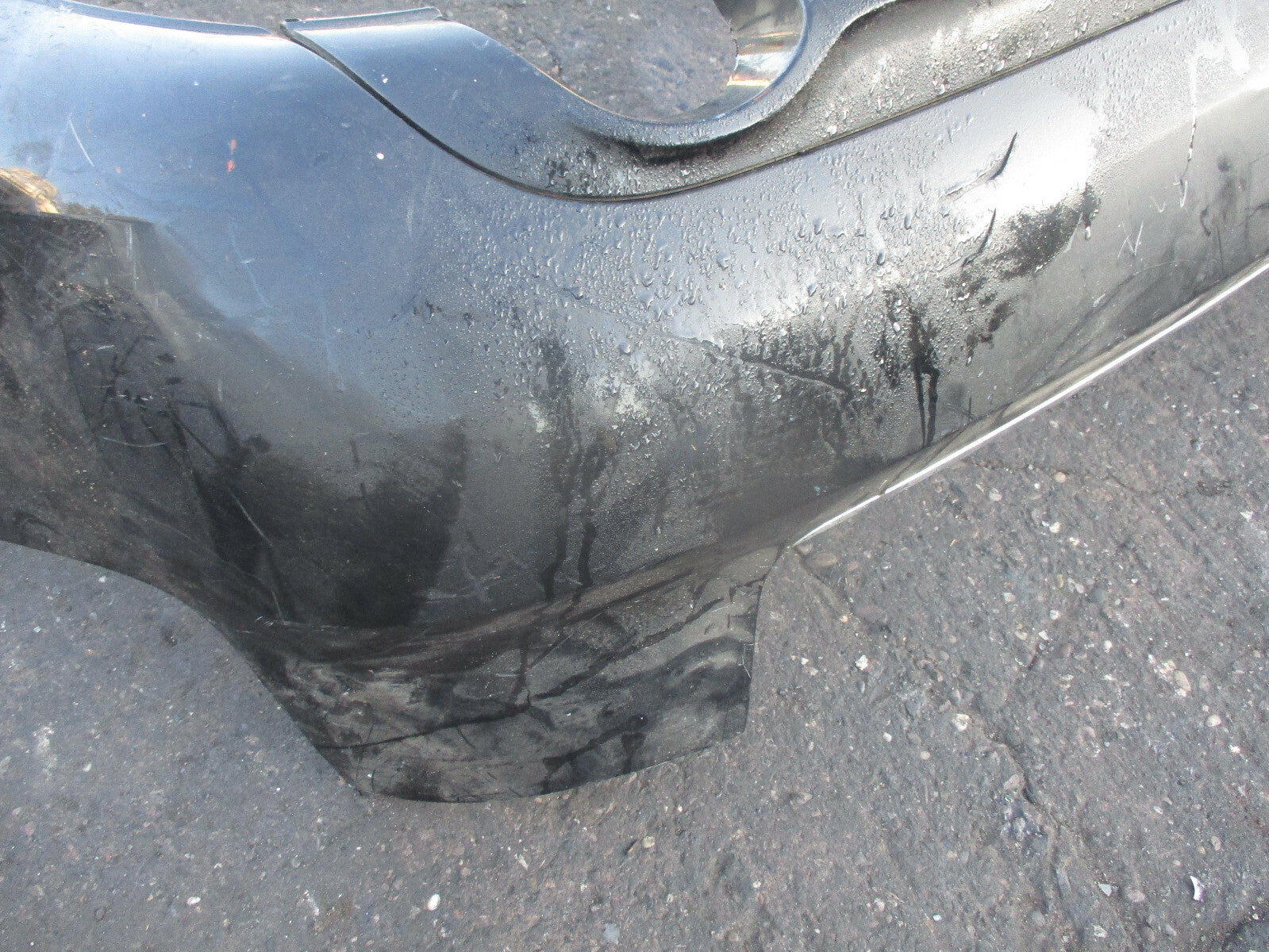 AUDI A4 B7 2006 S LINE REAR BUMPER DARK GREY