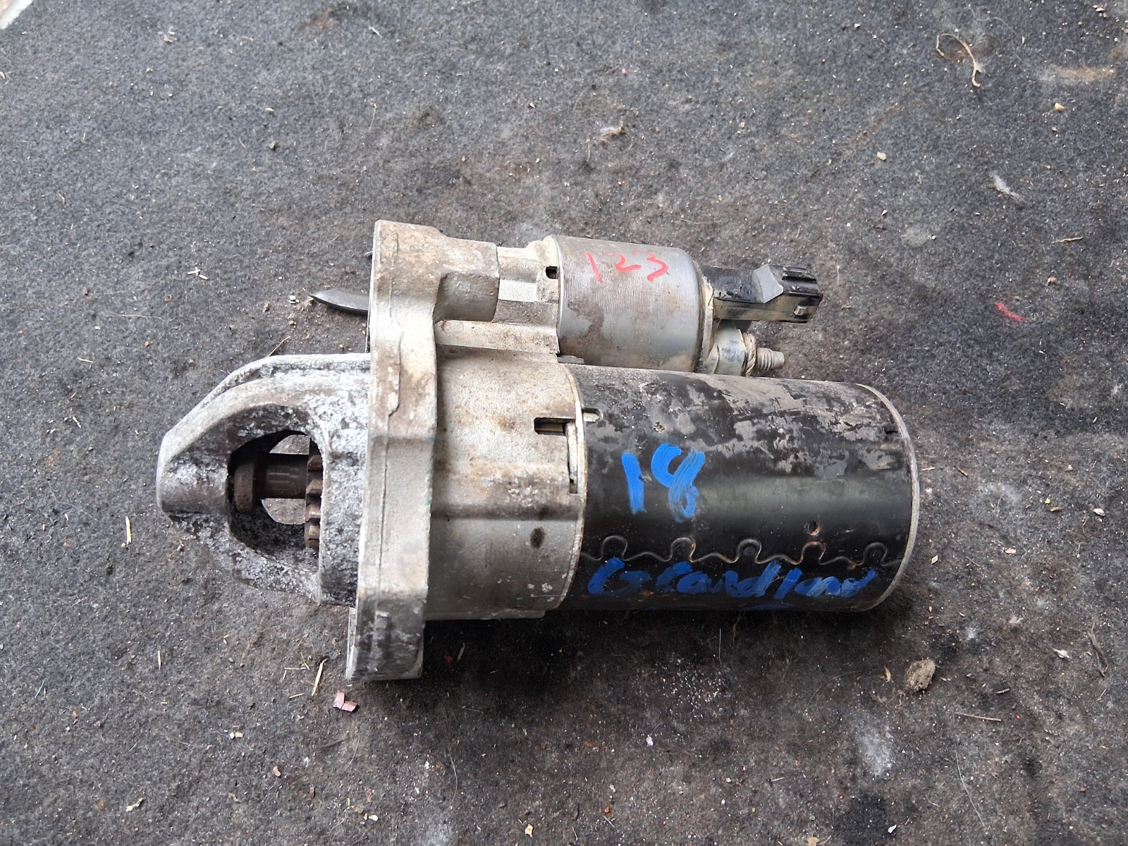 2018 VAUXHALL GRANDLAND X SE 1.2 PETROL STARTER MOTOR 9674077280